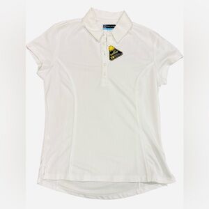 PGA Tour Sunflux Airflux White Polo Golf Shirt Women’s Small